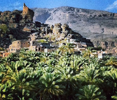 Oman, il villaggio di Misfatt-al-Abriyyin